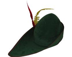 Cappello Robin Hood Verde Cappello Robin Hood Verde