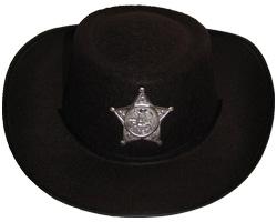Cappello Sceriffo Bambino Nero Cappello Sceriffo Bambino Nero
