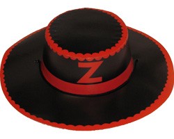 Cappello Zorro Carta Cappello Zorro Carta