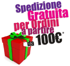 Spedizione gratuita per ordini a partire da 100 �