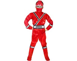 Costume Power Ninja Rosso Costume Power Ninja Rosso